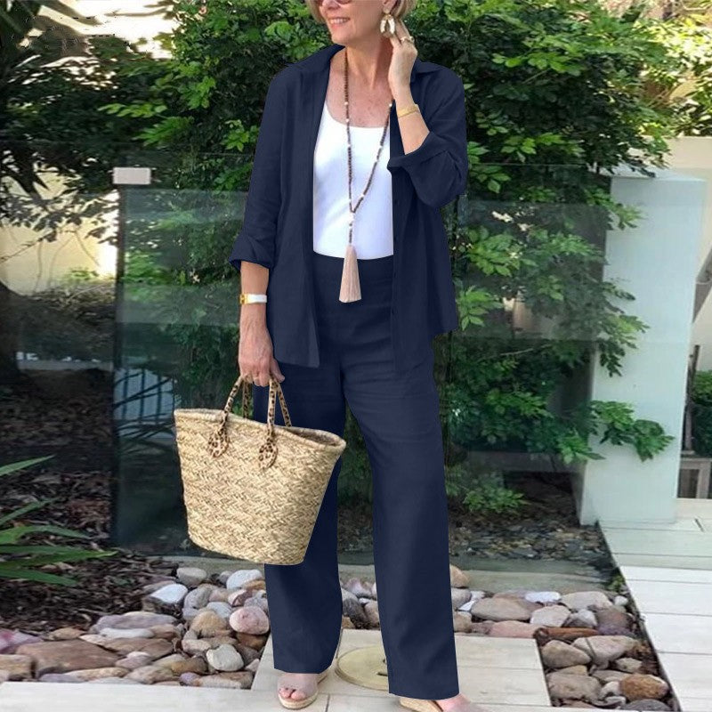 Western Style Two-piece Suit Fashion Women - Chic Angle